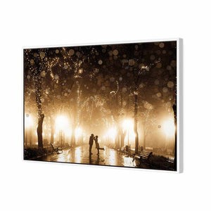 Park Of Romance | Classic Canvas | Floating Frame | White
