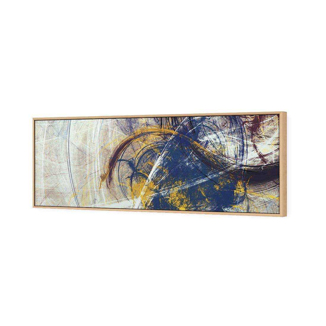 Time And Motion Canvas Art-Canvas-Wall Art Designs-60x20cm-Canvas - Oak Frame-Wall Art Designs