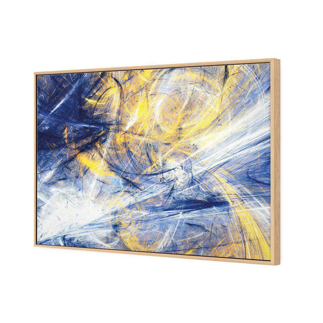 Electric Avenue Canvas Art-Canvas-Wall Art Designs-45x30cm-Canvas - Oak Frame-Wall Art Designs