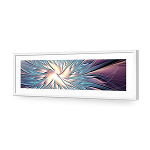 Shining Soul, Long | Standard Acrylic | Flat Frame With Border | White
