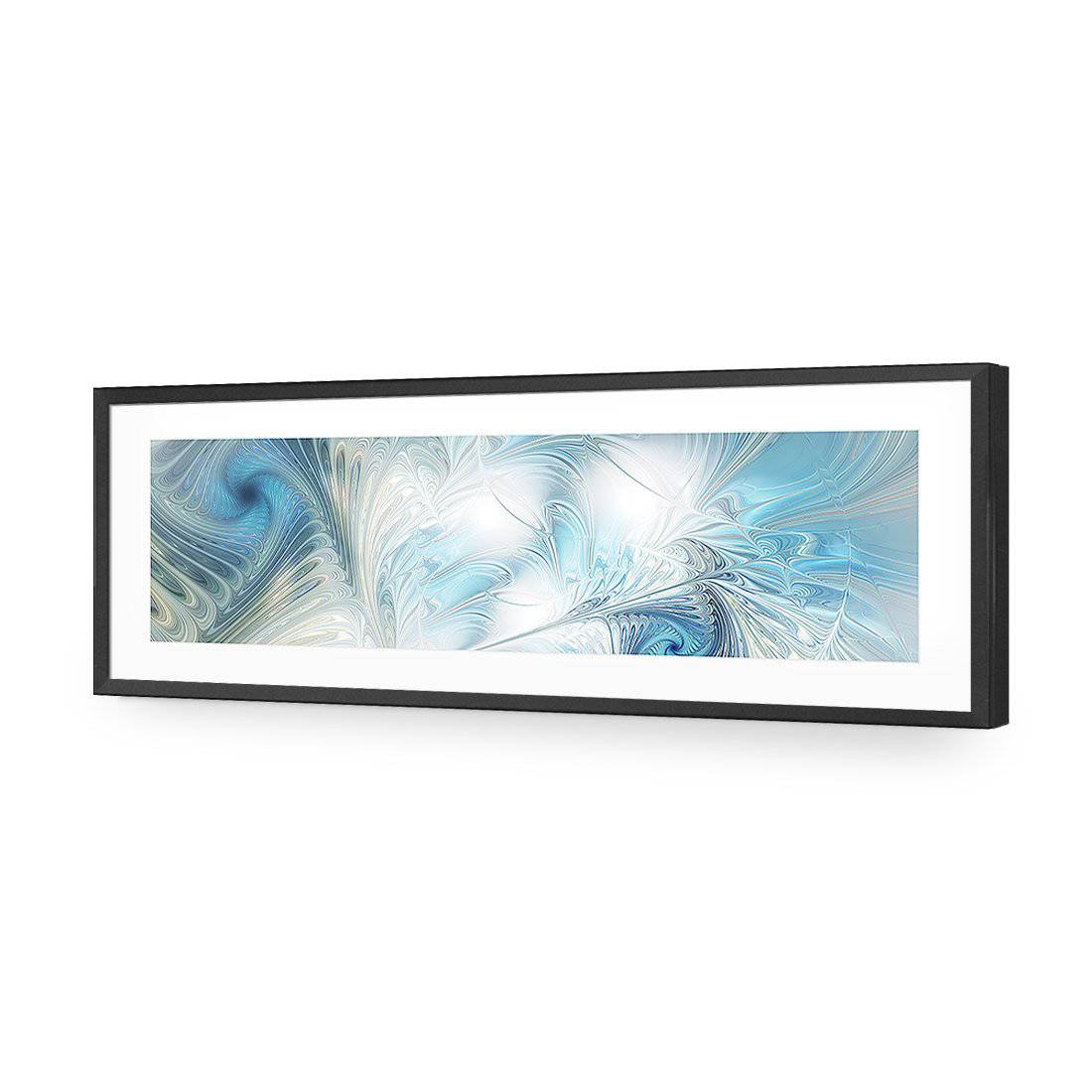 Travesty, Long | Standard Acrylic | Flat Frame With Border | Black