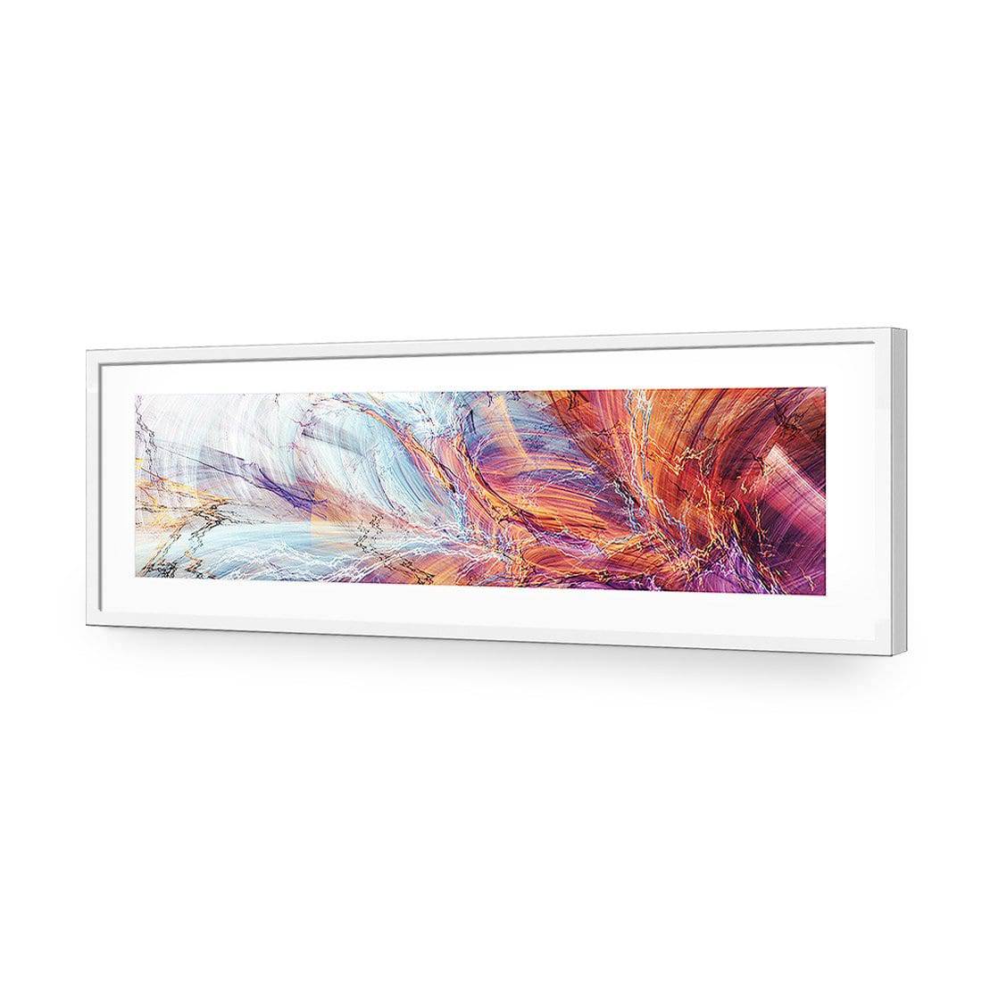 Glorious, Long-Acrylic-Wall Art Design-With Border-Acrylic - White Frame-60x20cm-Wall Art Designs