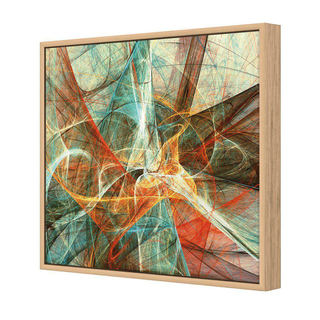 Webbed Canvas Art-Canvas-Wall Art Designs-30x30cm-Canvas - Oak Frame-Wall Art Designs