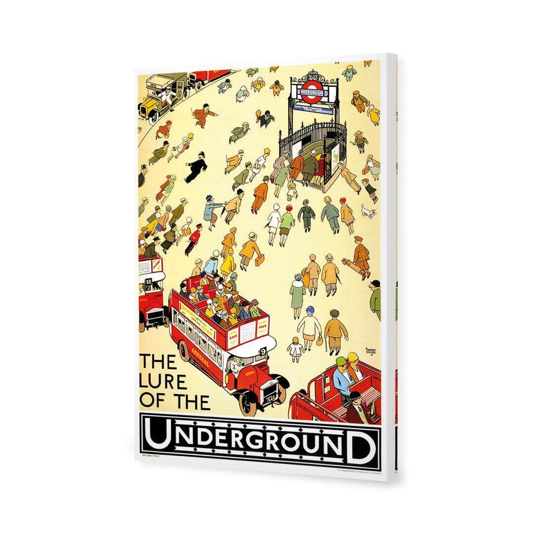 The Lure Of The Underground Canvas Art-Canvas-Wall Art Designs-45x30cm-Canvas - No Frame-Wall Art Designs
