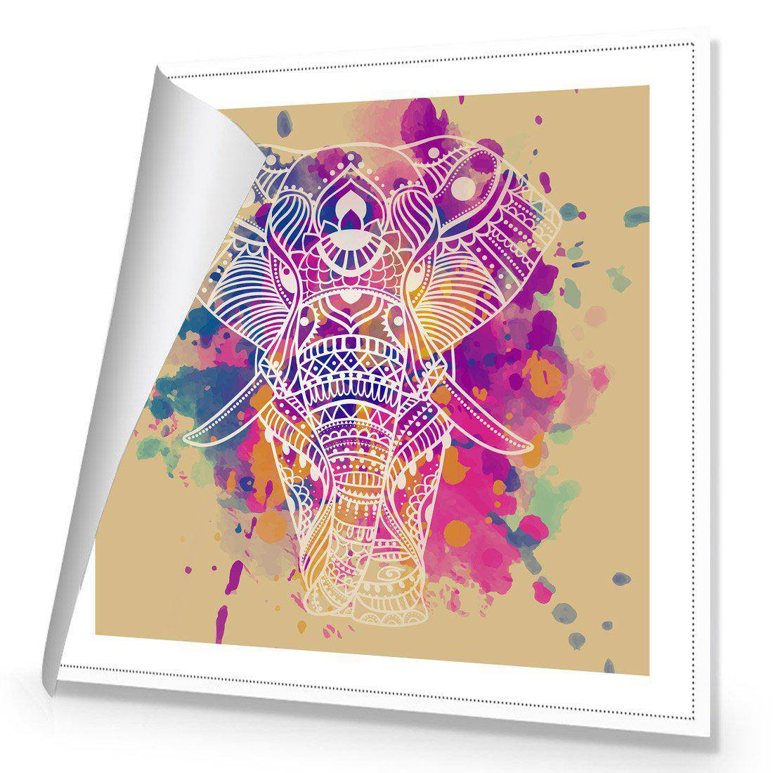 Watercolour Elephant | Classic Canvas | No Frame | Rolled Canvas