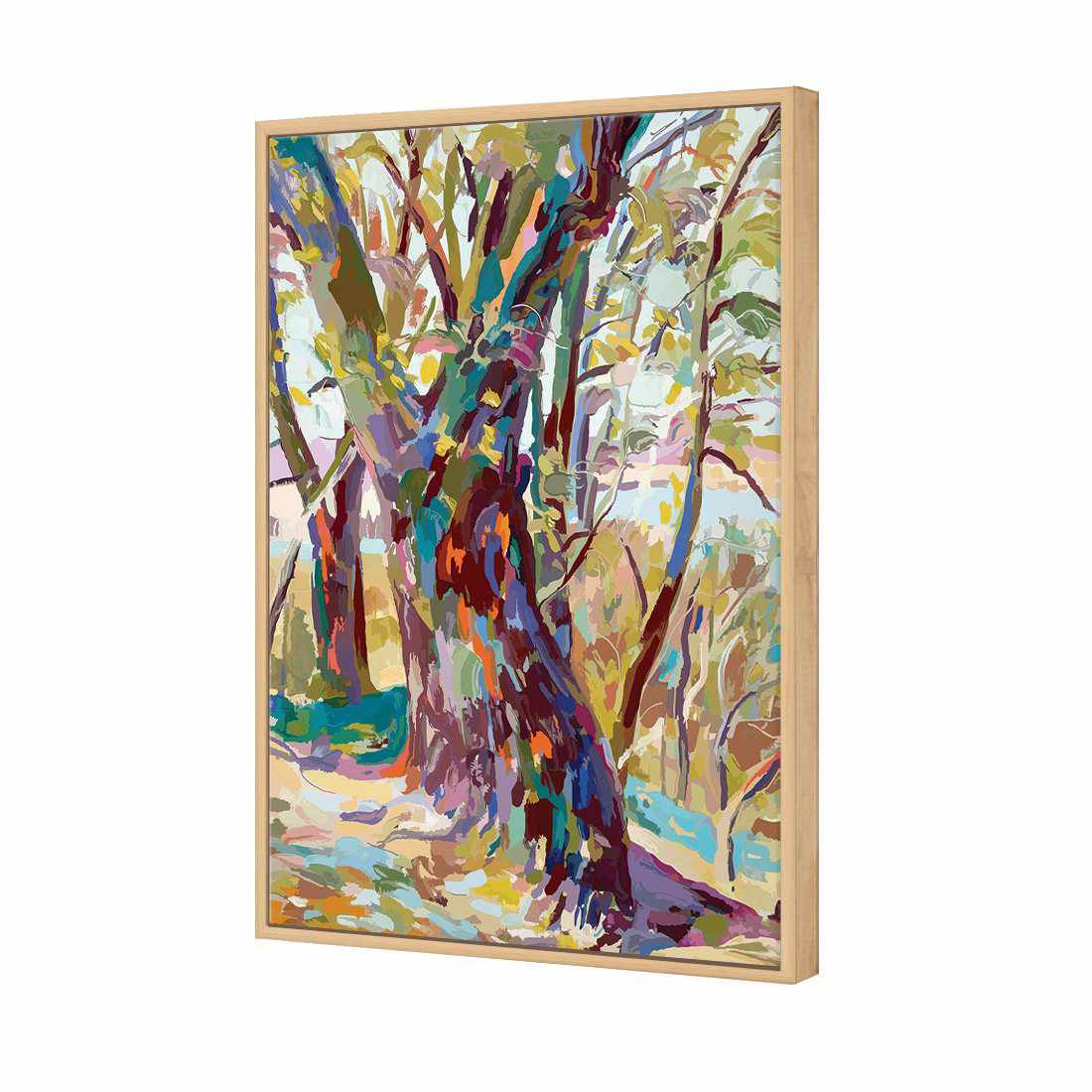 Crafted Tree Canvas Art-Canvas-Wall Art Designs-45x30cm-Canvas - Oak Frame-Wall Art Designs