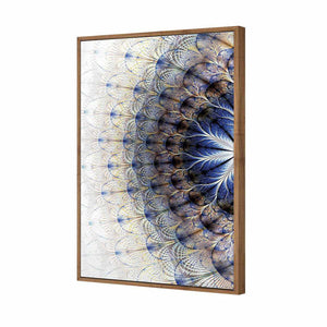 Peacocking | Classic Canvas | Floating Frame | Natural