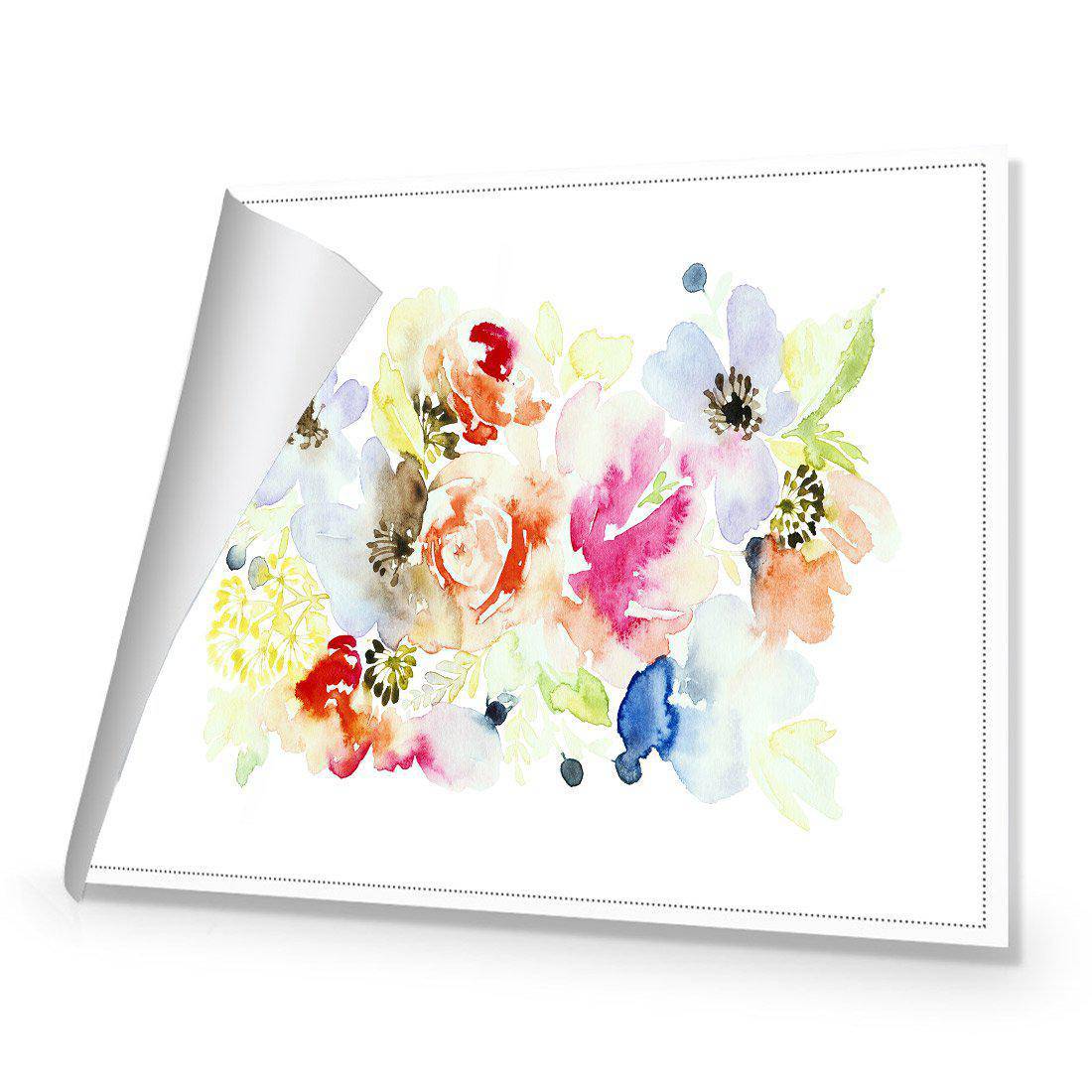 Floral Array Canvas Art-Canvas-Wall Art Designs-45x30cm-Rolled Canvas-Wall Art Designs