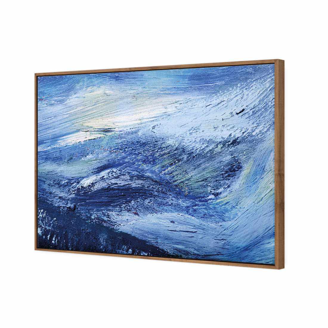 Wave Fusion Canvas Art-Canvas-Wall Art Designs-45x30cm-Canvas - Natural Frame-Wall Art Designs