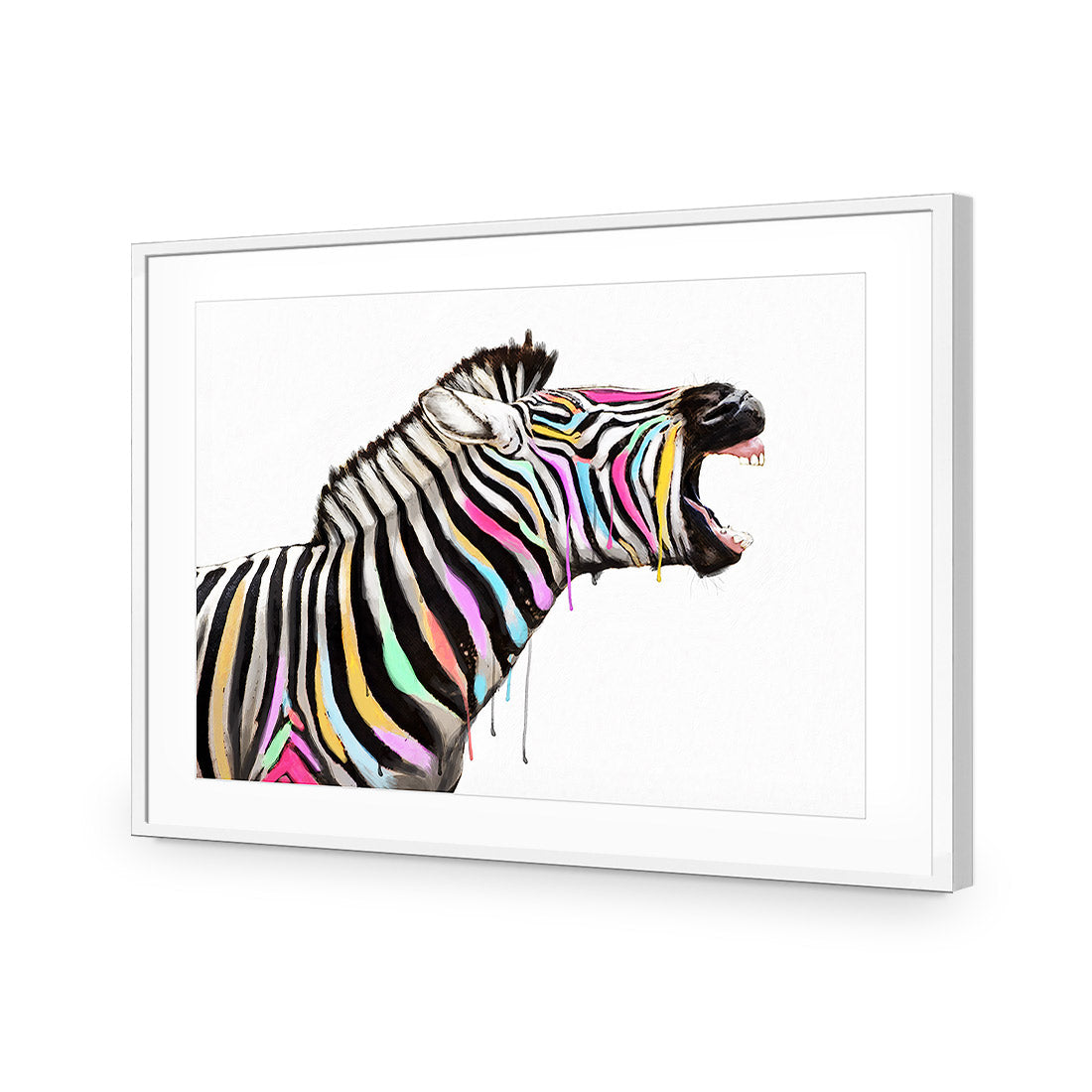 Laughing Stock, Rectangle | Classic Acrylic | Flat Frame With Border | White