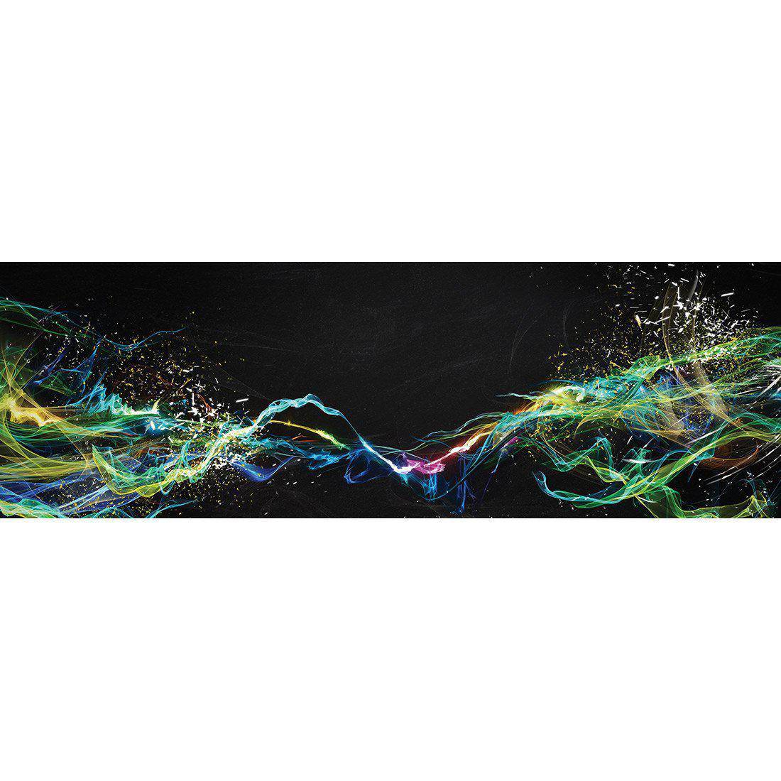 Electricity On Black Canvas Art-Canvas-Wall Art Designs-60x20cm-Canvas - No Frame-Wall Art Designs