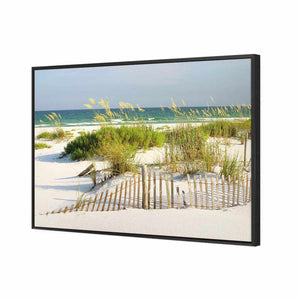 Sand Dune Reflections | Classic Canvas | Floating Frame | Black