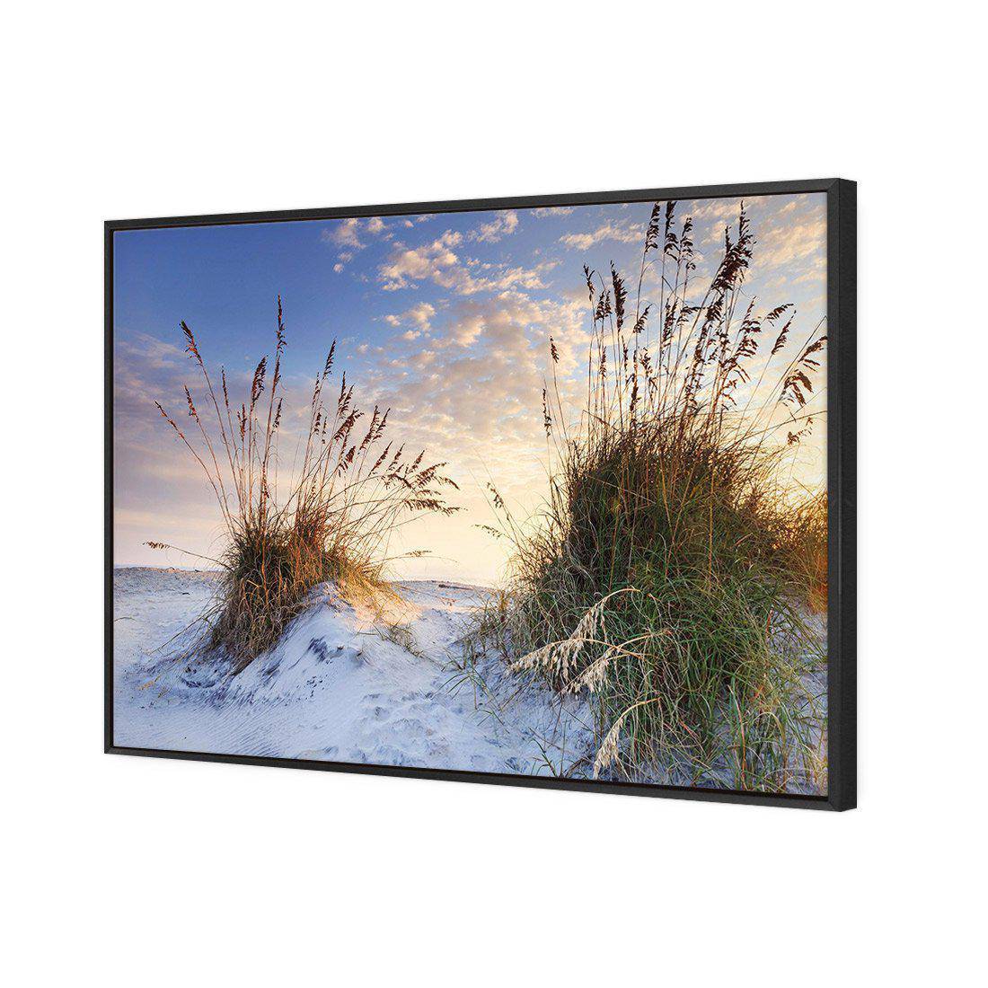 White Sand Dunes Canvas Art-Canvas-Wall Art Designs-45x30cm-Canvas - Black Frame-Wall Art Designs