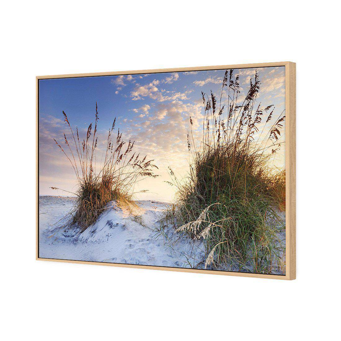 White Sand Dunes Canvas Art-Canvas-Wall Art Designs-45x30cm-Canvas - Oak Frame-Wall Art Designs