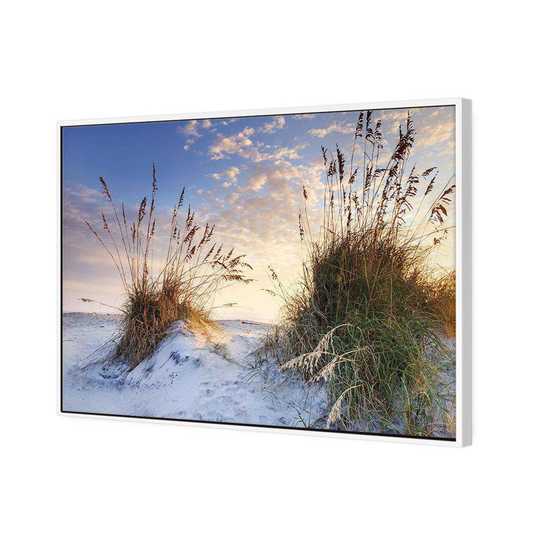 White Sand Dunes Canvas Art-Canvas-Wall Art Designs-45x30cm-Canvas - White Frame-Wall Art Designs