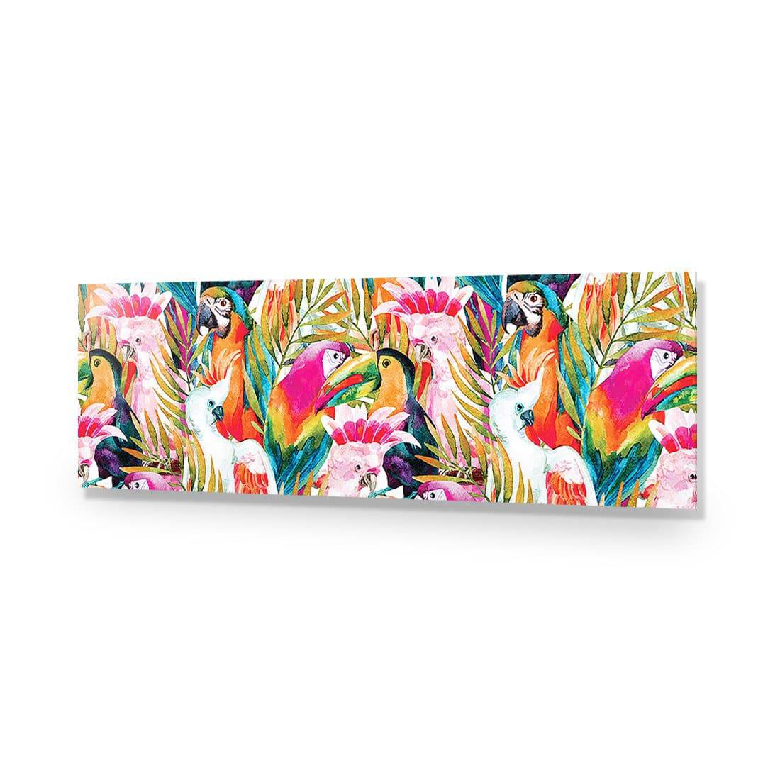 Parrots & Palms, Long | Standard Acrylic | No Frame No Border
