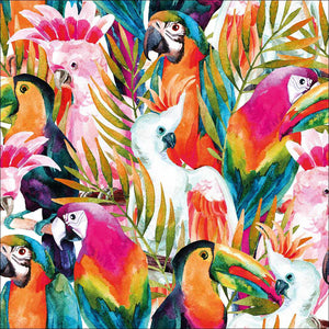 Parrots & Palms, Square