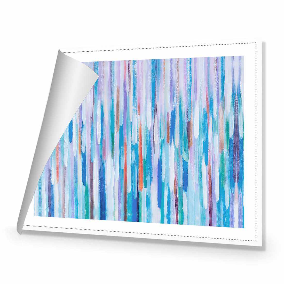 Painted Rain Canvas Art-Canvas-Wall Art Designs-45x30cm-Rolled Canvas-Wall Art Designs