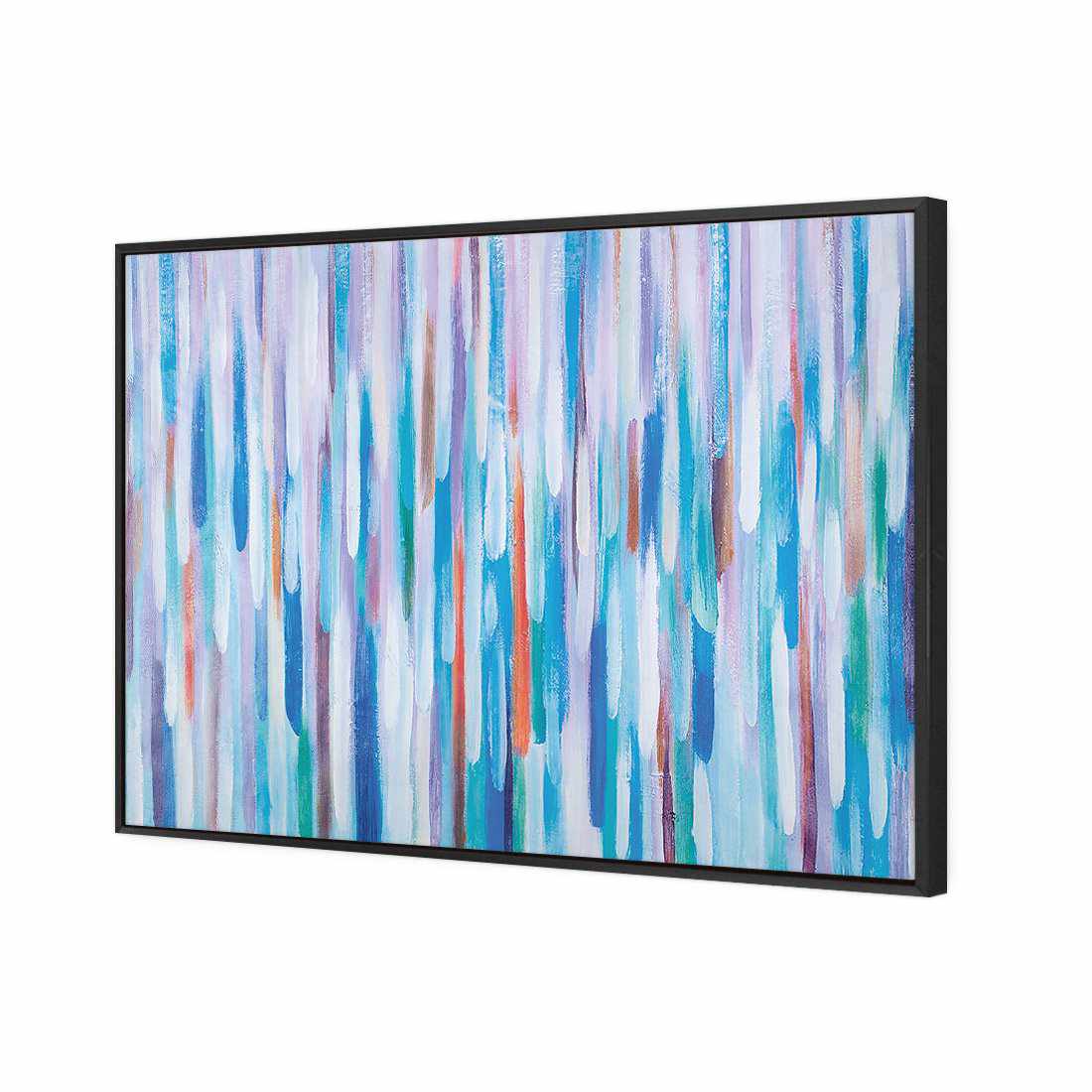 Painted Rain Canvas Art-Canvas-Wall Art Designs-45x30cm-Canvas - Black Frame-Wall Art Designs