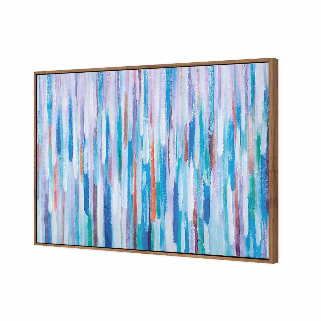 Painted Rain Canvas Art-Canvas-Wall Art Designs-45x30cm-Canvas - Natural Frame-Wall Art Designs