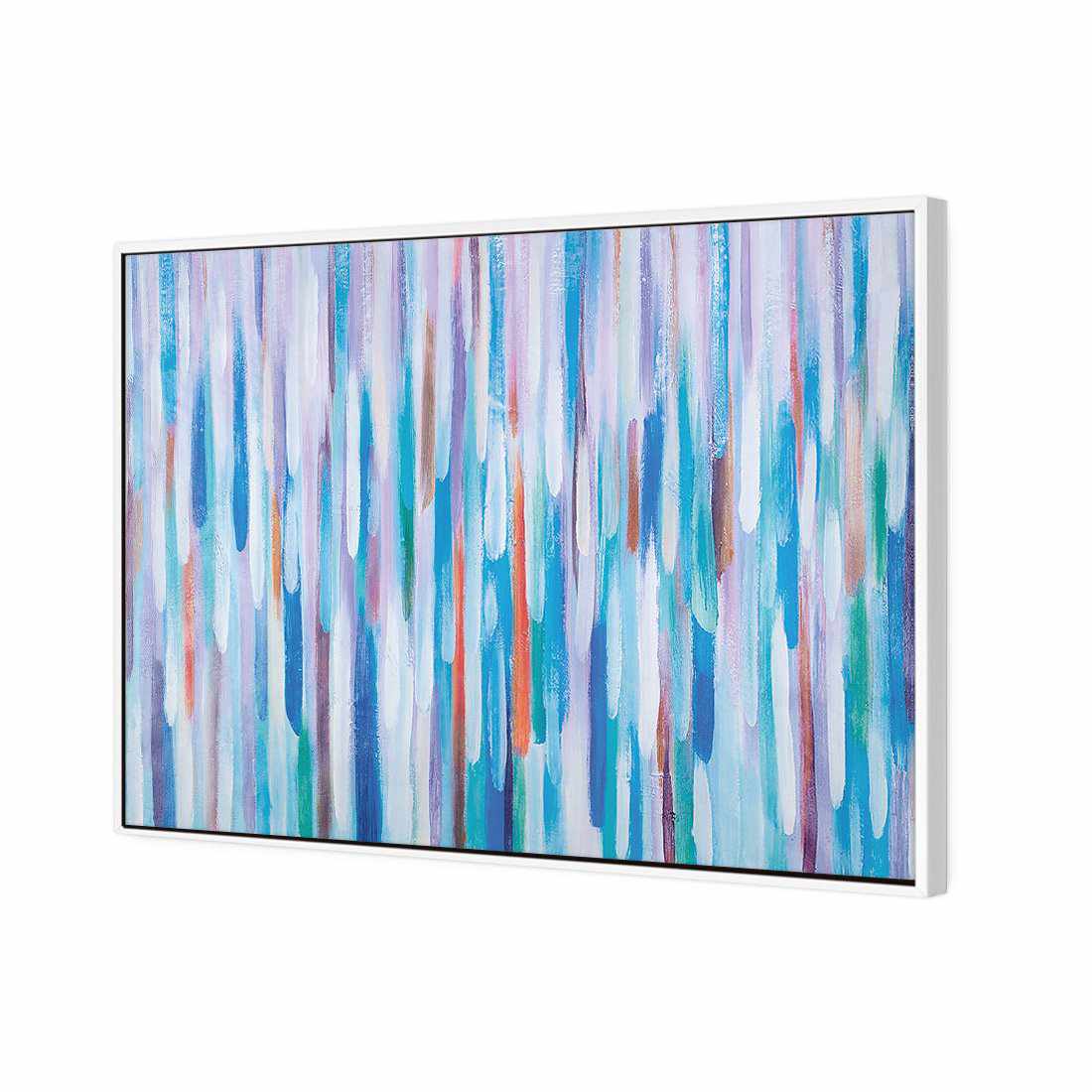 Painted Rain Canvas Art-Canvas-Wall Art Designs-45x30cm-Canvas - White Frame-Wall Art Designs