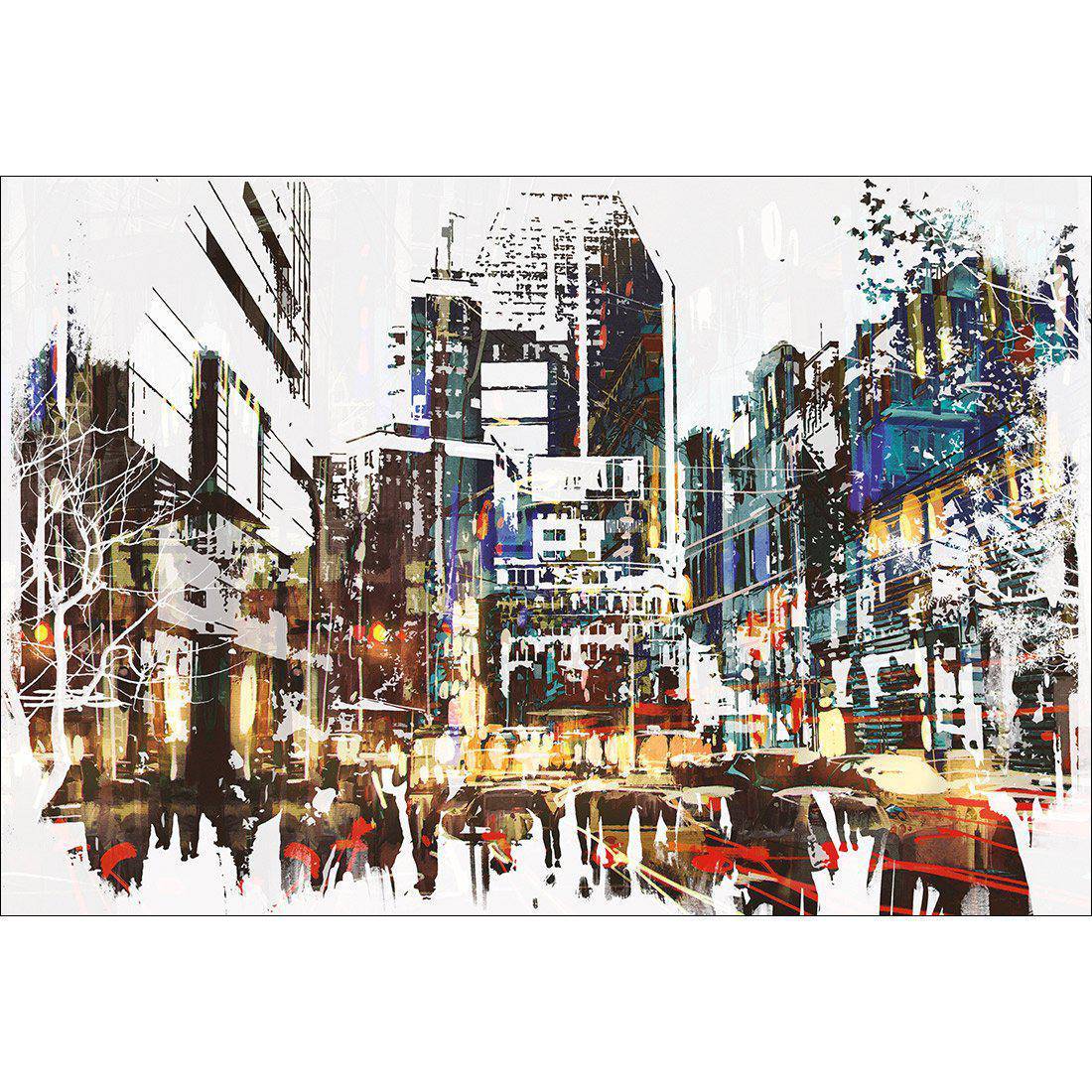 City Walk Canvas Art-Canvas-Wall Art Designs-45x30cm-Canvas - No Frame-Wall Art Designs