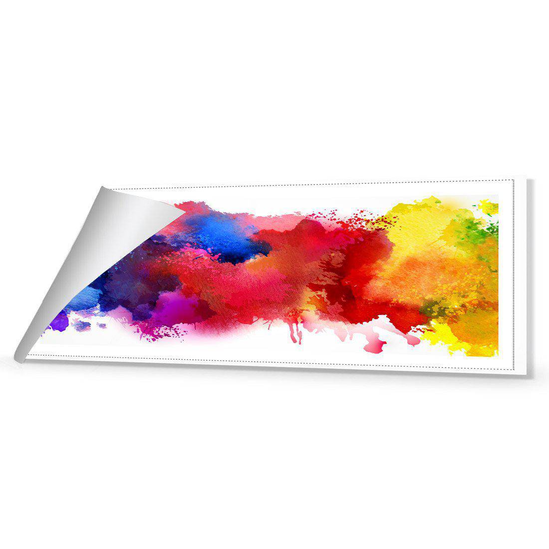 Primary Stains | Standard Canvas | No Frame | Rolled Canvas