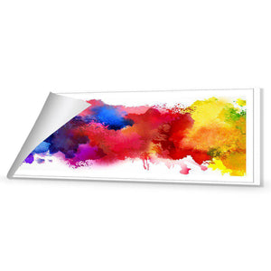 Primary Stains | Standard Canvas | No Frame | Rolled Canvas