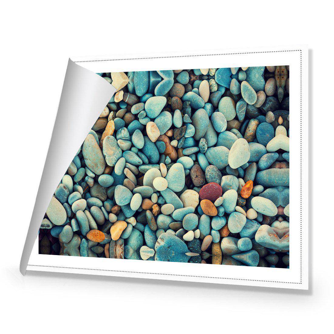 Peddling Pebbles Canvas Art-Canvas-Wall Art Designs-45x30cm-Rolled Canvas-Wall Art Designs