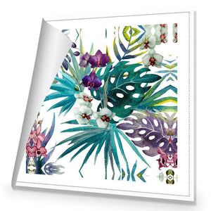 Orchid Exotica, Square | Standard Canvas | No Frame | Rolled Canvas