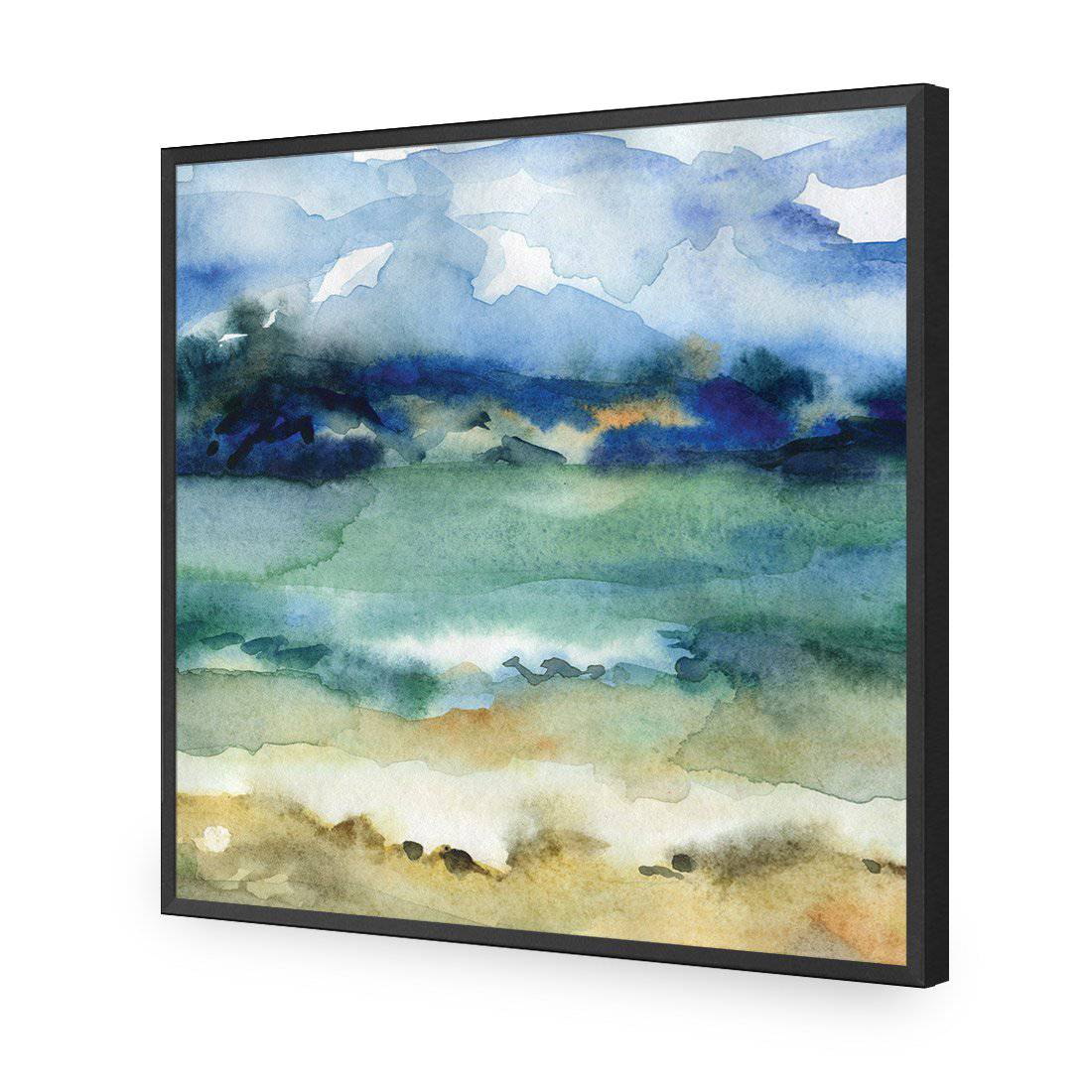 Timeless, Square-Acrylic-Wall Art Design-Without Border-Acrylic - Black Frame-37x37cm-Wall Art Designs