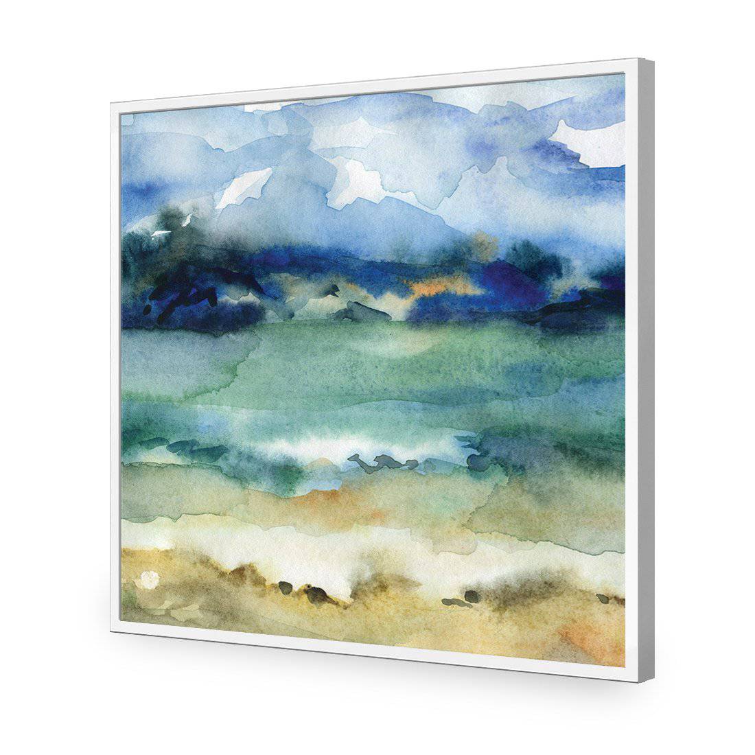 Timeless, Square-Acrylic-Wall Art Design-Without Border-Acrylic - White Frame-37x37cm-Wall Art Designs