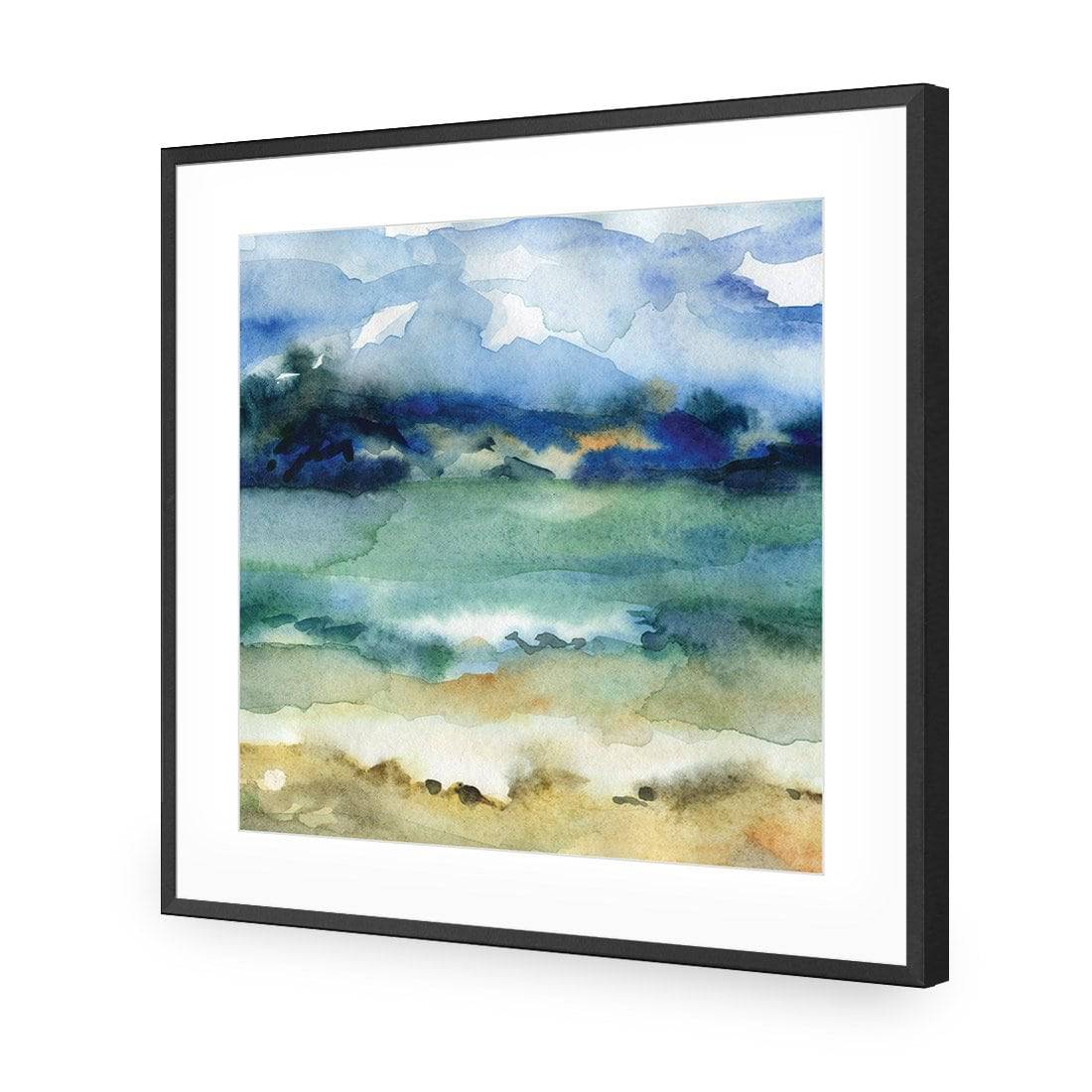 Timeless, Square-Acrylic-Wall Art Design-With Border-Acrylic - Black Frame-37x37cm-Wall Art Designs