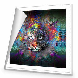 Tiger Magic, Square | Standard Canvas | No Frame | Rolled Canvas