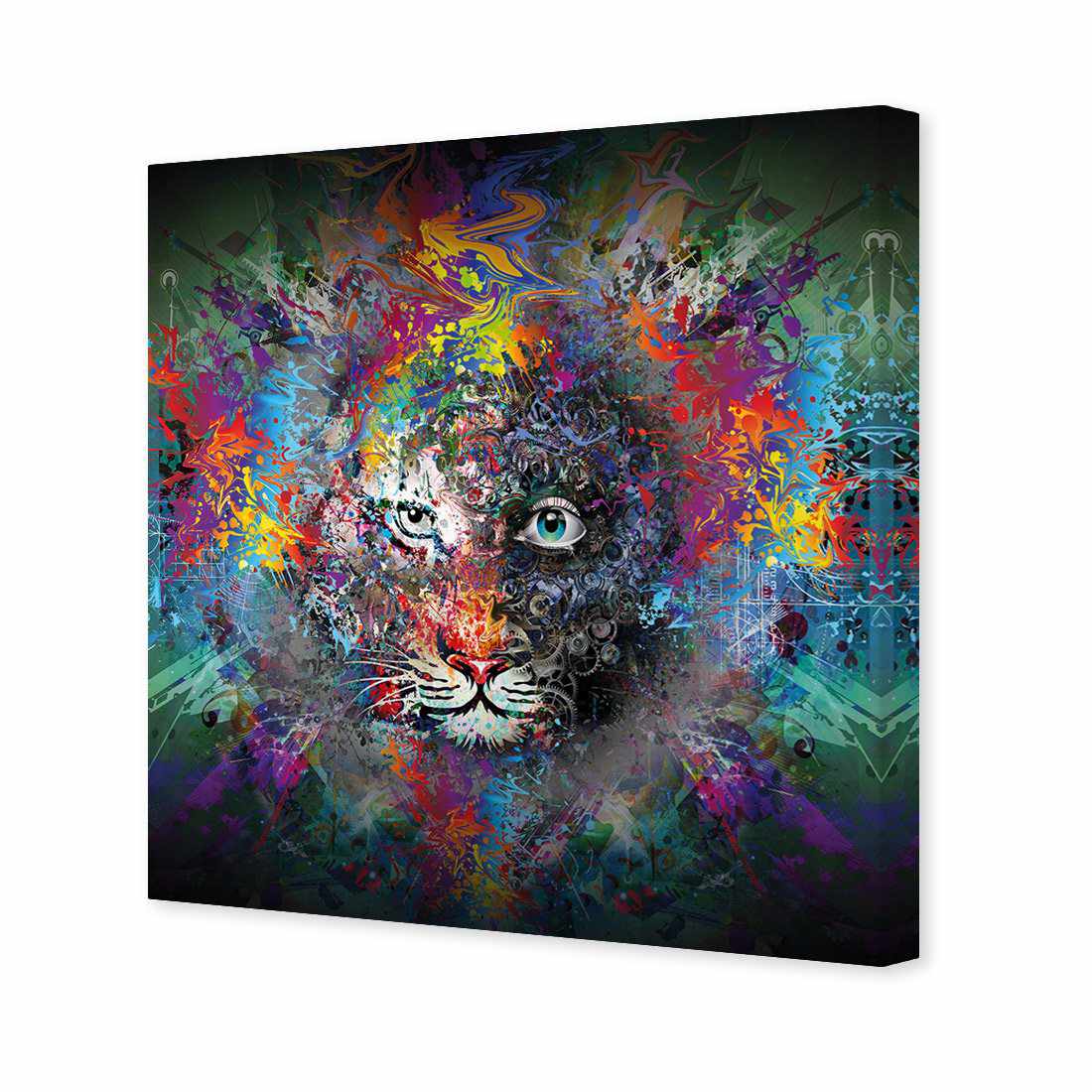 Tiger Magic Canvas Art-Canvas-Wall Art Designs-30x30cm-Canvas - No Frame-Wall Art Designs