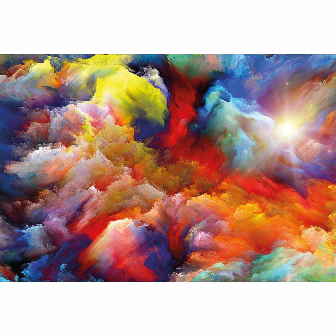 Clouds Of Colour Canvas Art-Canvas-Wall Art Designs-45x30cm-Canvas - No Frame-Wall Art Designs