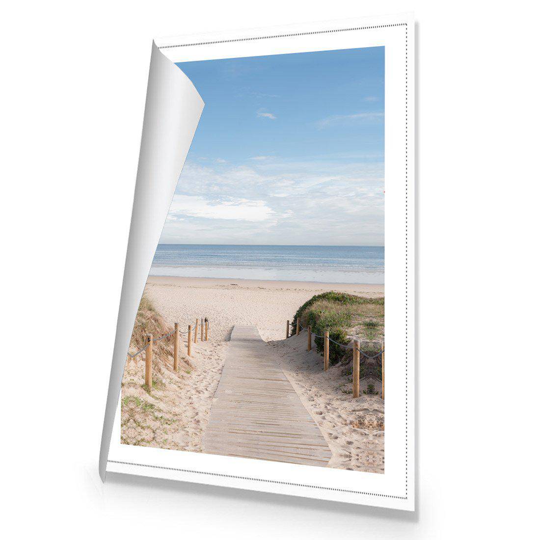 Pathway To The Sea Canvas Art-Canvas-Wall Art Designs-45x30cm-Rolled Canvas-Wall Art Designs