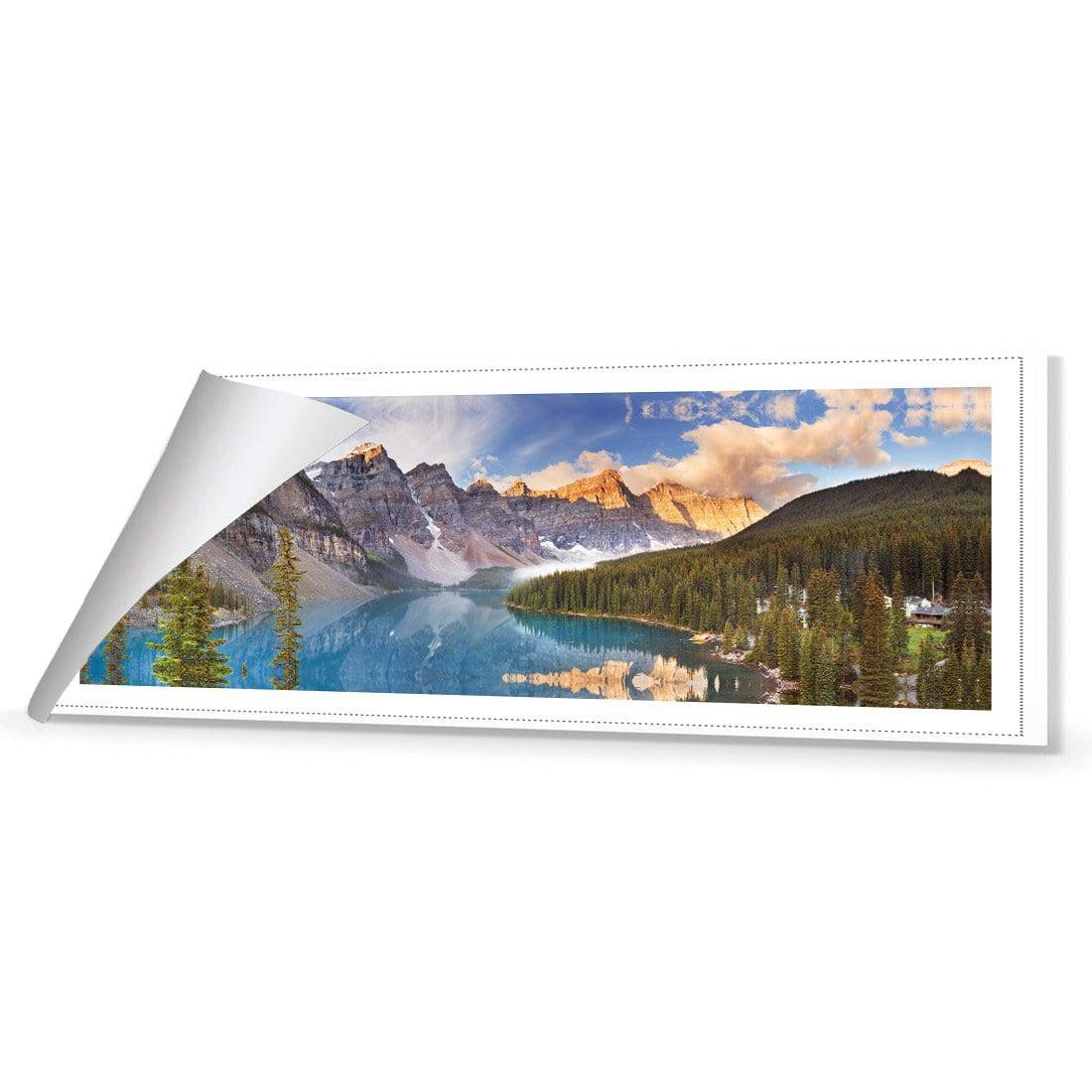 Canadian Lake Reflection Canvas Art-Canvas-Wall Art Designs-60x20cm-Rolled Canvas-Wall Art Designs