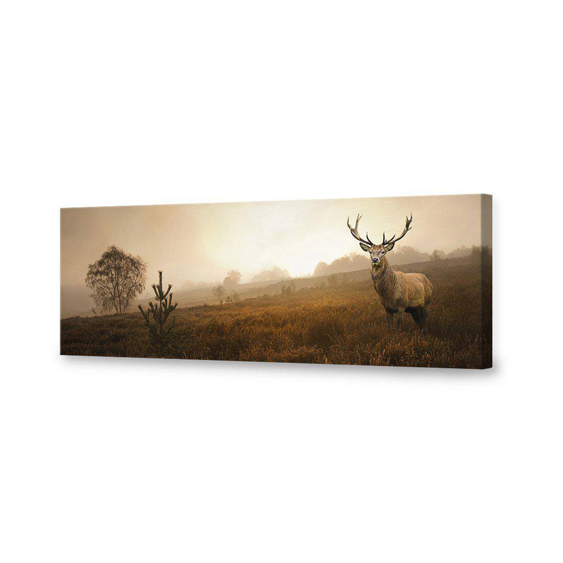 Morning Stag Canvas Art-Canvas-Wall Art Designs-60x20cm-Canvas - No Frame-Wall Art Designs
