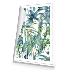 Tropical Collective On White | Standard Canvas | No Frame | Rolled Canvas