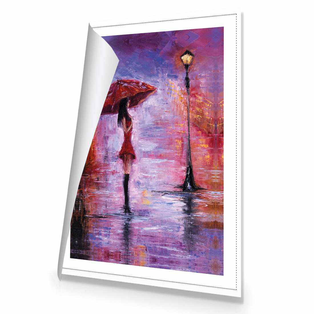 Little Red Dress | Classic Canvas | No Frame | Rolled Canvas