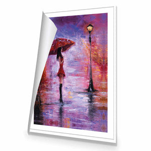 Little Red Dress | Classic Canvas | No Frame | Rolled Canvas