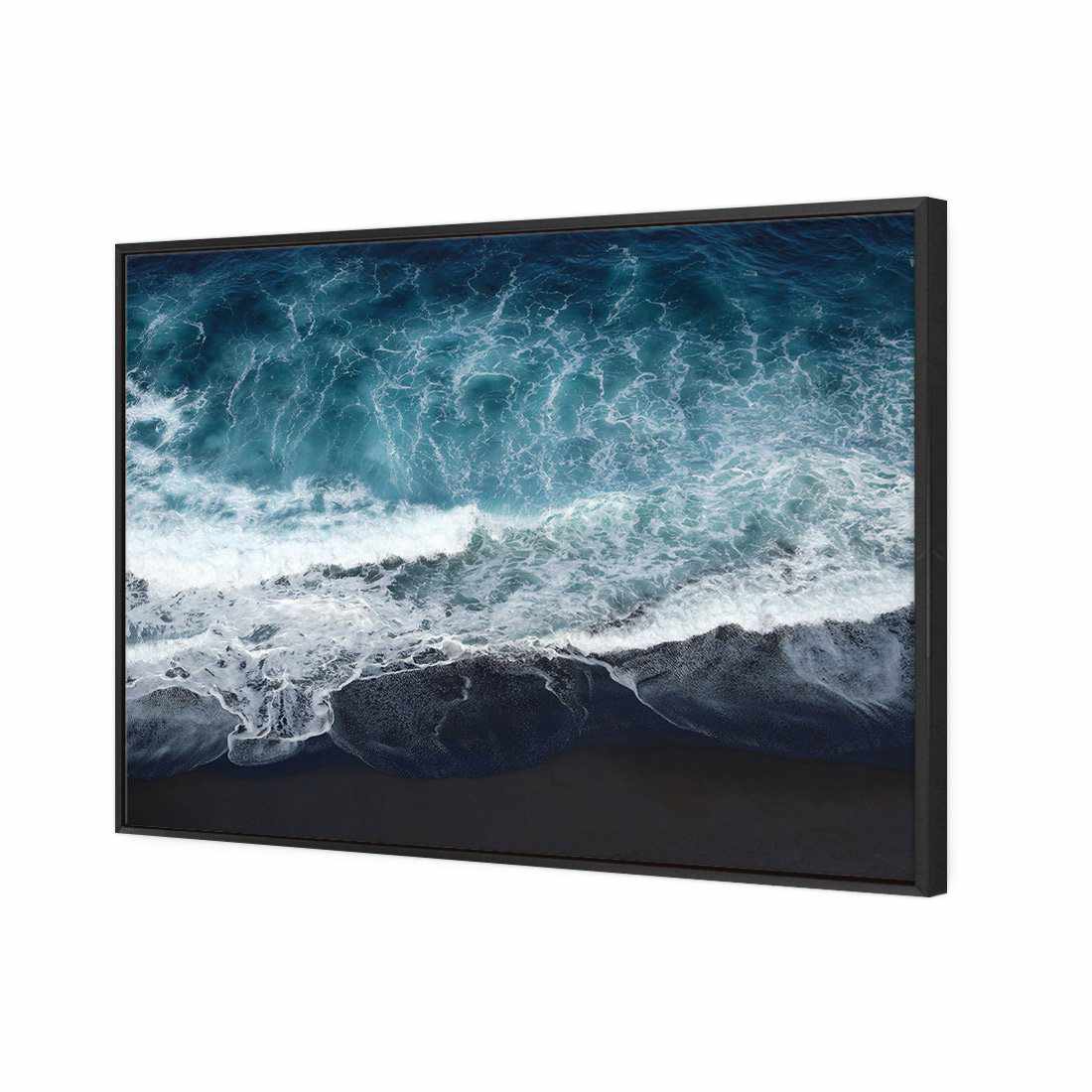Wave Approaching Canvas Art-Canvas-Wall Art Designs-45x30cm-Canvas - Black Frame-Wall Art Designs