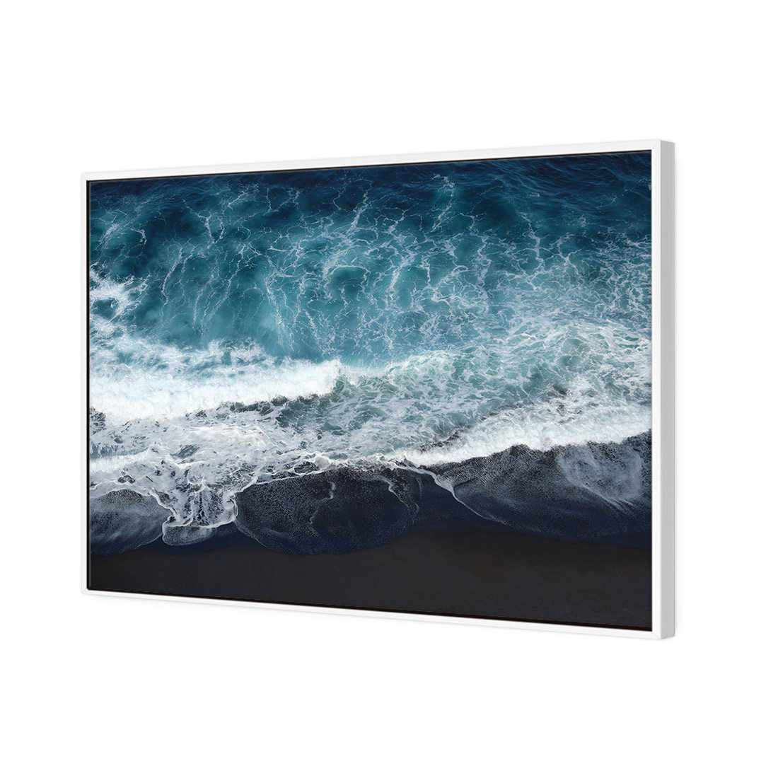 Wave Approaching Canvas Art-Canvas-Wall Art Designs-45x30cm-Canvas - White Frame-Wall Art Designs