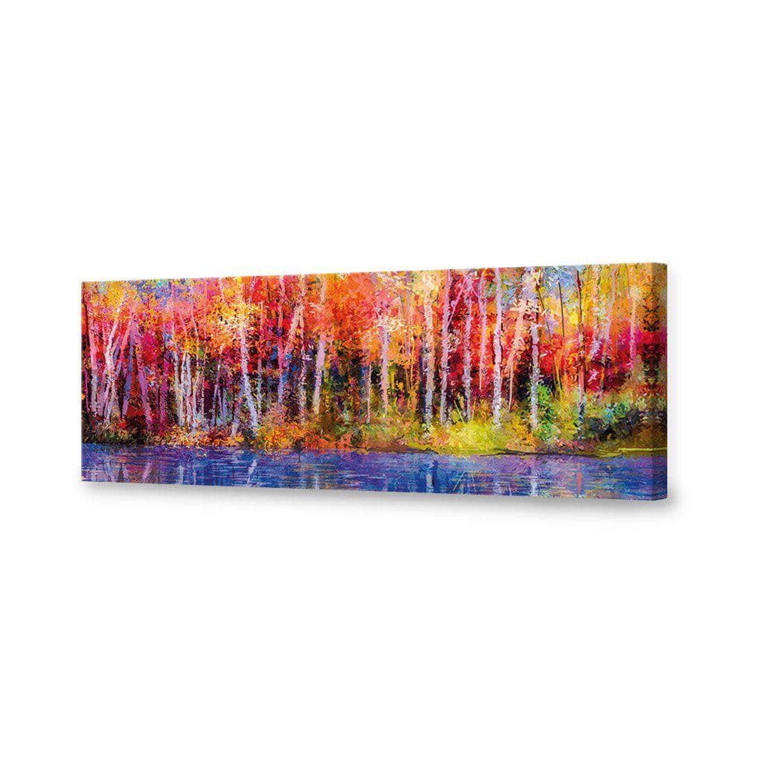 Rainbow Tree Forest Canvas Art-Canvas-Wall Art Designs-60x20cm-Canvas - No Frame-Wall Art Designs
