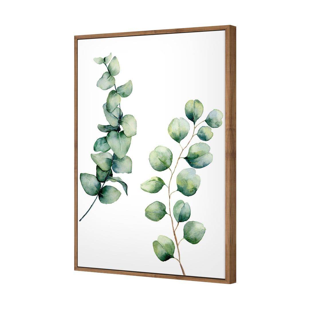 Eucalyptus Duo Canvas Art-Canvas-Wall Art Designs-45x30cm-Canvas - Natural Frame-Wall Art Designs