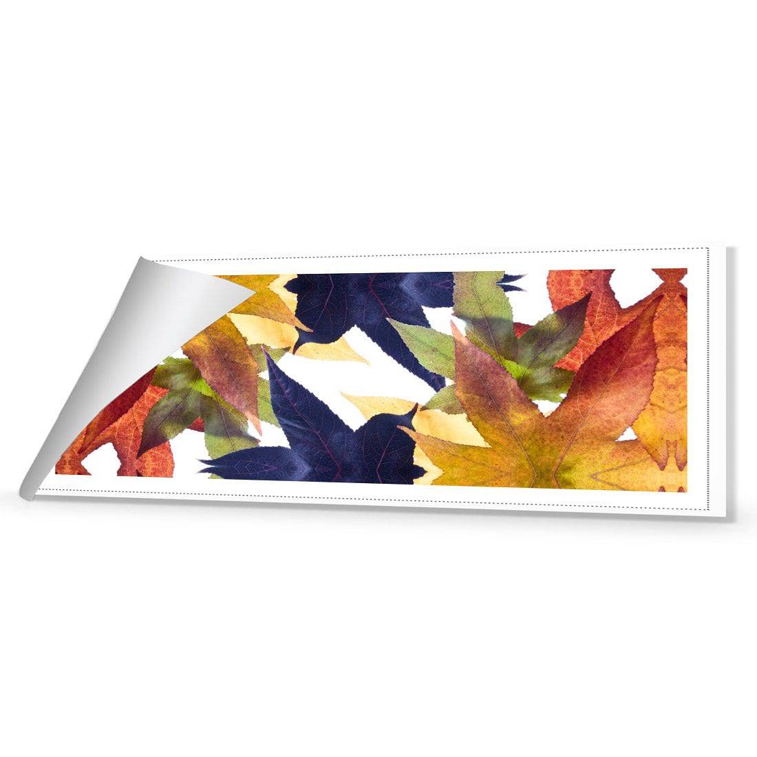 Leaf Kaleidoscope Canvas Art-Canvas-Wall Art Designs-60x20cm-Rolled Canvas-Wall Art Designs
