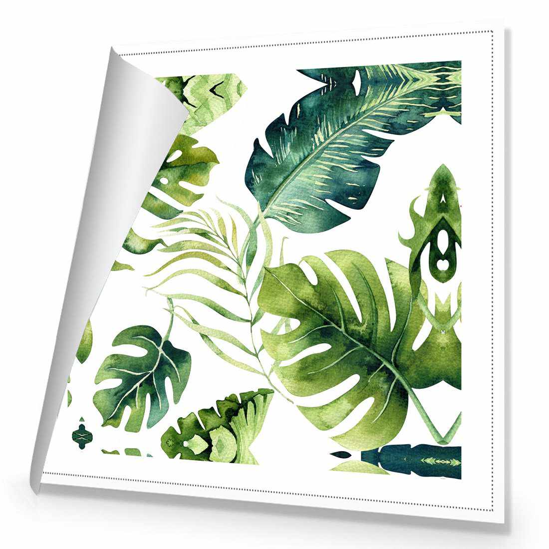 Fascinating Foliage Canvas Art-Canvas-Wall Art Designs-30x30cm-Rolled Canvas-Wall Art Designs
