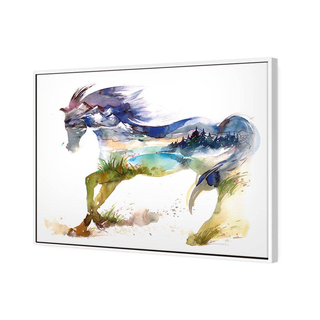 Horse Dreaming Canvas Art-Canvas-Wall Art Designs-45x30cm-Canvas - White Frame-Wall Art Designs