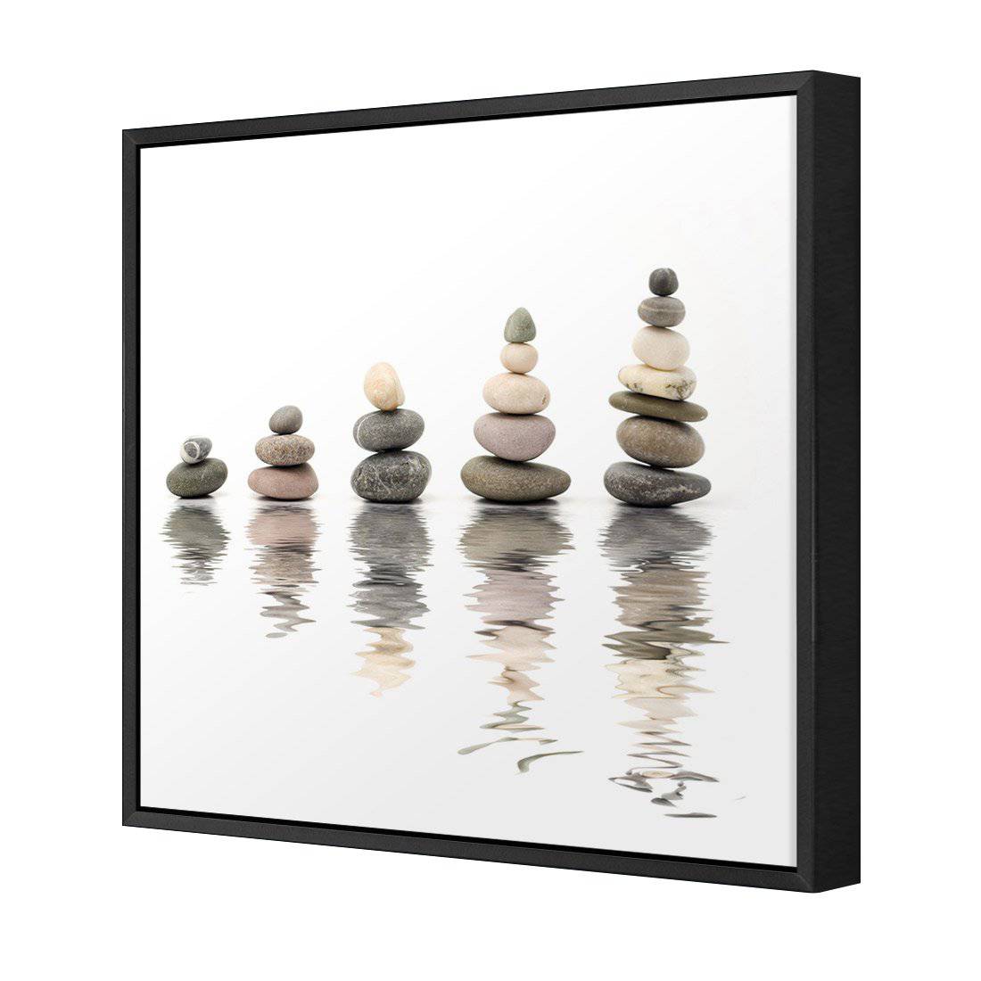 Rocky Reflections | Classic Canvas | Floating Frame | Black